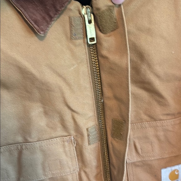 Carhartt Brown Military Field Jacket Heavy-Duty Canvas - Picture 5 of 8
